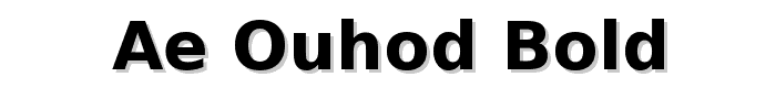 ae_Ouhod Bold font